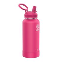 Garrafa de Água Takeya Pickleball 950ml em Aço Inoxidável - Rosa