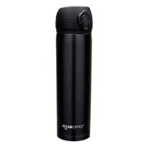 Garrafa de Água Térmica 400ml 97826 Preta - Jocar Garrafa de Água Térmica 400ml 97826 Preta - Jocar