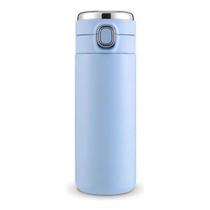 Garrafa De Água Termica Inteligente 420ml Sensor Led Temperatura Azul