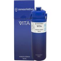 Garrafa de Água Térmica Vita Azul Mar Profundo Zonacriativa