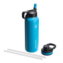 Garrafa de água Thermoflask Capri 1,2 L com tampa de canudo e canudo