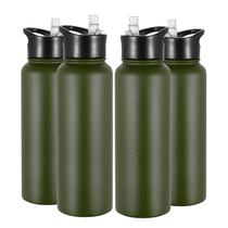 Garrafa de água VEGOND isolada 1.2L em aço inoxidável, pacote com 4 Garrafa de água VEGOND isolada 1.2L em aço inoxidável, pacote com 4