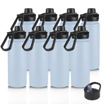 Garrafa de água VEGOND isolada 500mL em aço inoxidável, pacote com 8 Garrafa de água VEGOND isolada 500mL em aço inoxidável, pacote com 8