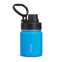 Garrafa de água Vinur Small 240mL 18/8 em aço inoxidável azul celeste