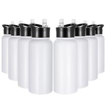 Garrafa de água VQRRCKI isolada 946ml em aço inoxidável, pacote com 8