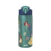 Garrafa de água Zak Designs Disney Princess 560ml em aço inoxidável Garrafa de água Zak Designs Disney Princess 560ml em aço inoxidável