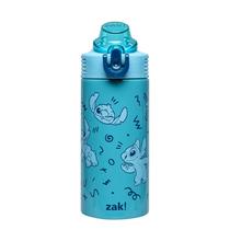 Garrafa de água Zak Designs Disney Sage Kids 400 ml em aço inoxidável Garrafa de água Zak Designs Disney Sage Kids 400 ml em aço inoxidável