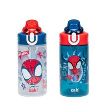 Garrafa de água Zak Designs Marvel Spider-Man Sage Kids, pacote com 2 unidades de 480 ml Garrafa de água Zak Designs Marvel Spider-Man Sage Kids, pacote com 2 unidades de 480 ml