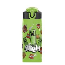Garrafa de água Zak Designs Minecraft 750 ml com canudo e alça Garrafa de água Zak Designs Minecraft 750 ml com canudo e alça