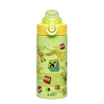 Garrafa de água Zak Designs Minecraft Sage Kids 400 ml de aço inoxidável Garrafa de água Zak Designs Minecraft Sage Kids 400 ml de aço inoxidável