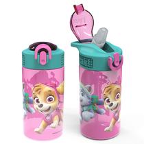 Garrafa de água Zak Designs Paw Patrol Skye 480 ml, 2 peças, conjunto para crianças