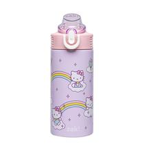 Garrafa de água Zak Designs Sanrio Sage Kids 400 ml de aço inoxidável Garrafa de água Zak Designs Sanrio Sage Kids 400 ml de aço inoxidável