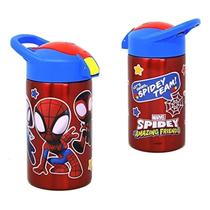 Garrafa de água Zak Designs Spider-Man em aço inoxidável 460ml Garrafa de água Zak Designs Spider-Man em aço inoxidável 460ml
