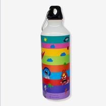 Garrafa de aluminio 500ml c/mosquetao divertidamente