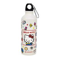 Garrafa de Alumínio 500ml c/ Mosquetão Hello Kitty Zona Criativa - 10073073 Garrafa de Alumínio 500ml c/ Mosquetão Hello Kitty Zona Criativa - 10073073