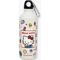 Garrafa de aluminio 500ml c/mosquetao hello kitty Garrafa de aluminio 500ml c/mosquetao hello kitty