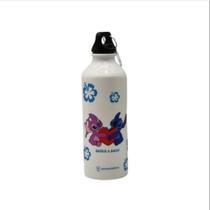 Garrafa de aluminio 500ml c/mosquetao stitch namorados - ZONA CRIATIVA