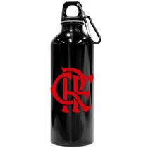 Garrafa de Alumínio Flamengo Prendedor Mosquetão 500Ml Mengo