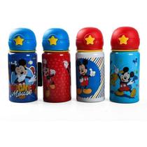 Garrafa de Alumínio Mickey com Trava 500ML Uso Diário Disney Garrafa de Alumínio Mickey com Trava 500ML Uso Diário Disney