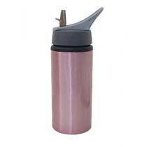 Garrafa de Alumínio Rose Tampa Sport para Sublimação 600ml