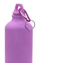 Garrafa de aluminio tampa mosquetao 500ml homeflex fxh459 rosa Garrafa de aluminio tampa mosquetao 500ml homeflex fxh459 rosa