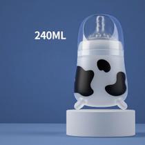 Garrafa de beb º de silicone, garrafa de leite materno de vaca de imita o ador vel, garrafa anti-asfixia anti-c lica rec 'm-nascida, produtos para amamenta o Garrafa de beb º de silicone, garrafa de leite materno de vaca de imita o ador vel, garrafa anti-asfixia anti-c lica rec 'm-nascida, produtos para amamenta o