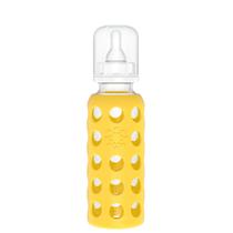 Garrafa de bebê Lifefactory 266ml de vidro com manga de silicone Garrafa de bebê Lifefactory 266ml de vidro com manga de silicone