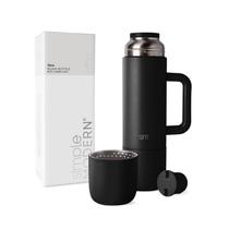 Garrafa de bebida quente isolada Simple Modern Roam 1L com 2 canecas Garrafa de bebida quente isolada Simple Modern Roam 1L com 2 canecas