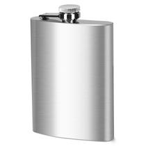 Garrafa De Bolso Cantil Em Aço Inox Frasco 220ml - Mimo Style