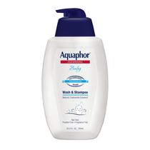 Garrafa de bomba de 750 mL para lavagem e shampoo para bebês Aquaphor sem perfume