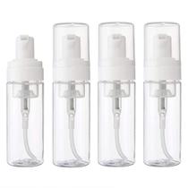 Garrafa de bomba de espuma IMIROOTREE 100mL de plástico transparente recarregável x4 Garrafa de bomba de espuma IMIROOTREE 100mL de plástico transparente recarregável x4