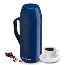 Garrafa De Café Cha Térmica de Mesa Roma 500ml Azul Unitermi Garrafa De Café Cha Térmica de Mesa Roma 500ml Azul Unitermi