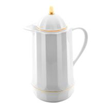 Garrafa De Café Resistente Térmica Branca 1 Litro