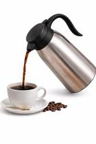 Garrafa de Cafe Térmica Inox 800ml Preta para Café e Chá Mantém Quente e Frio, Jarra Térmica para Mesa e Cozinha