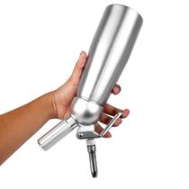 Garrafa De Chantilly Sifão Profissional De Aluminio -500ml - 3 Bicos - Nybc