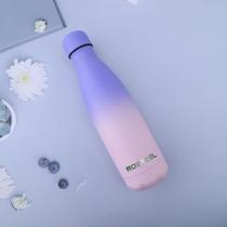 Garrafa de cola NOVFEEL 500mL de aço inoxidável gradiente roxo-rosa Garrafa de cola NOVFEEL 500mL de aço inoxidável gradiente roxo-rosa