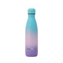 Garrafa de cola NOVFEEL de aço inoxidável 500mL gradiente azul-rosa-roxo