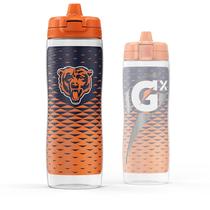 Garrafa de compressão Gatorade Gx NFL 900mL antiderrapante com hidratação