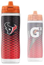 Garrafa de compressão Gatorade Gx NFL 900mL antiderrapante com hidratação