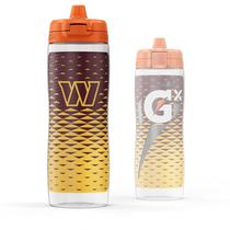 Garrafa de compressão Gatorade Gx NFL 900mL antiderrapante com hidratação