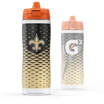 Garrafa de compressão Gatorade Gx NFL 900mL antiderrapante com hidratação