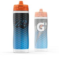 Garrafa de compressão Gatorade Gx NFL 900mL antiderrapante com hidratação