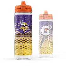 Garrafa de compressão Gatorade Gx NFL 900mL antiderrapante com hidratação