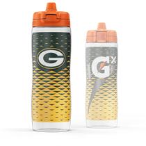 Garrafa de compressão Gatorade Gx NFL 900mL antiderrapante com hidratação