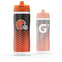 Garrafa de compressão Gatorade Gx NFL 900mL antiderrapante com hidratação
