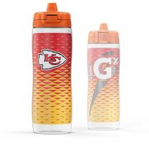 Garrafa de compressão Gatorade Gx NFL 900mL antiderrapante com hidratação