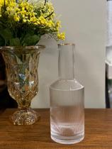 GARRAFA DE CRISTAL DE CHUMBO C/BORDA DOURADA LINES 800ml