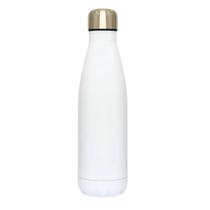 Garrafa de Inox 750ml Água Branca Academia Esportes Hidratar