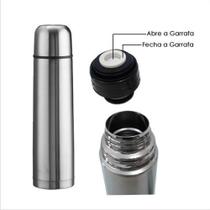 Garrafa De Inox Termica Com Tampa 500 Ml