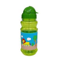 Garrafa de Meninos Infantil Squeeze Canudo Silicone 340ml